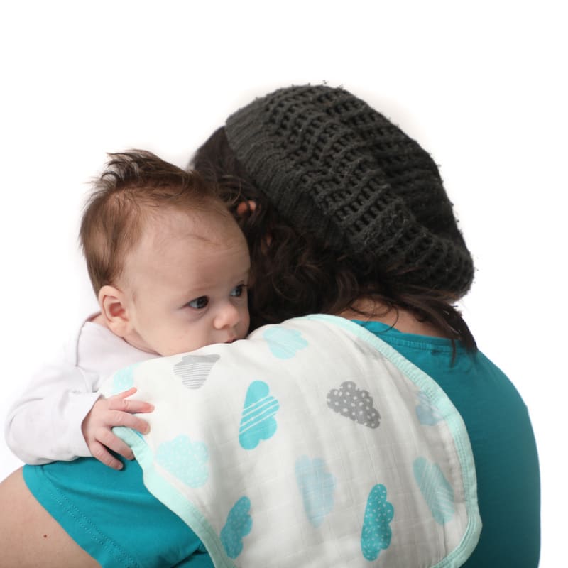 סינר טטרה לתינוק - דגם עננים