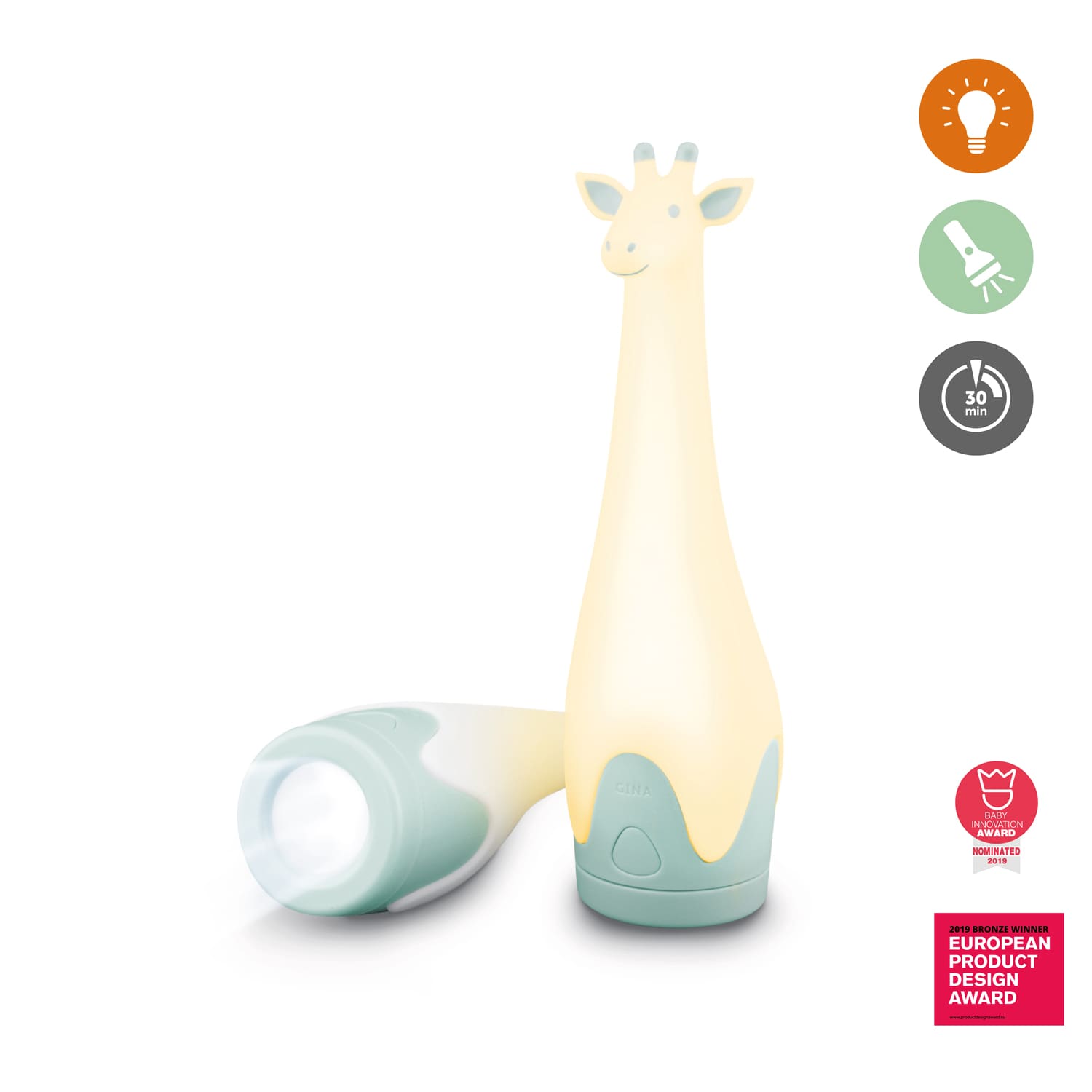 מנורת לילה ופנס - GINA