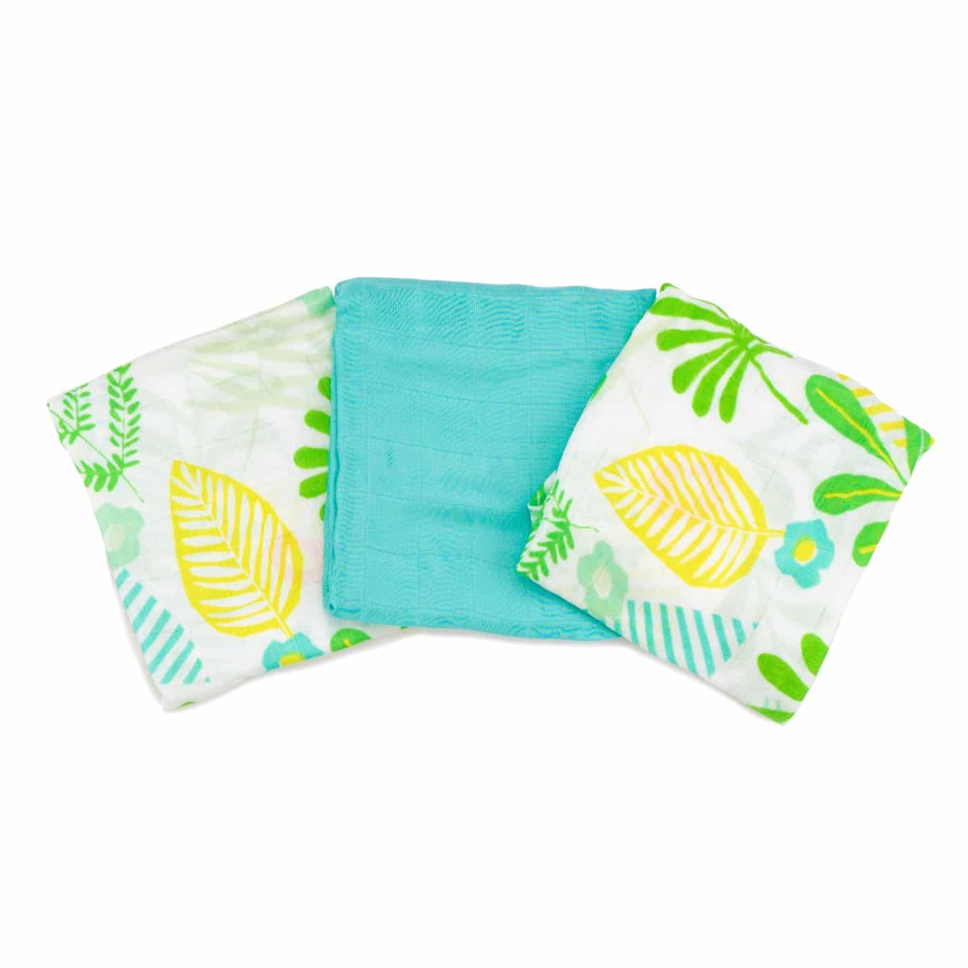 Салфетки из муслина отрыжки - Тропическая пальма