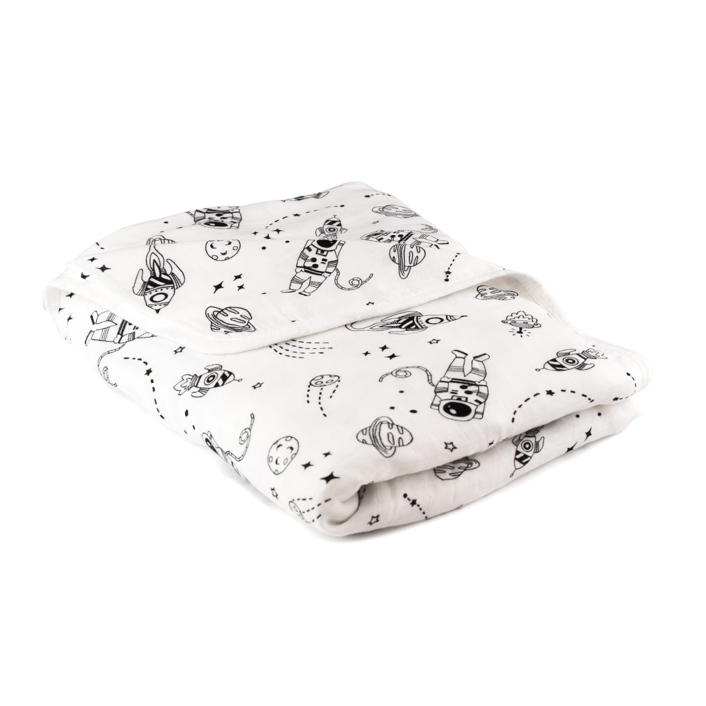 שמיכת טטרה לתינוק - דגם חלל