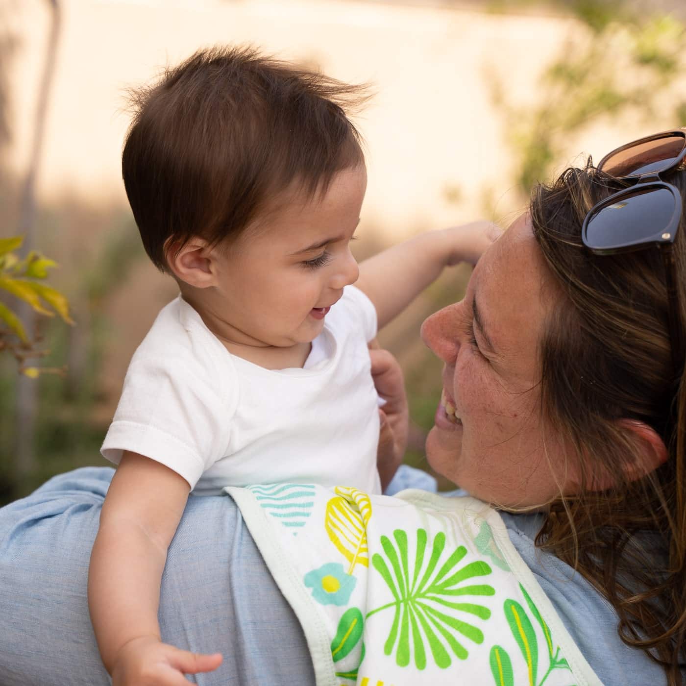 סינר טטרה לתינוק - דגם יער טרופי