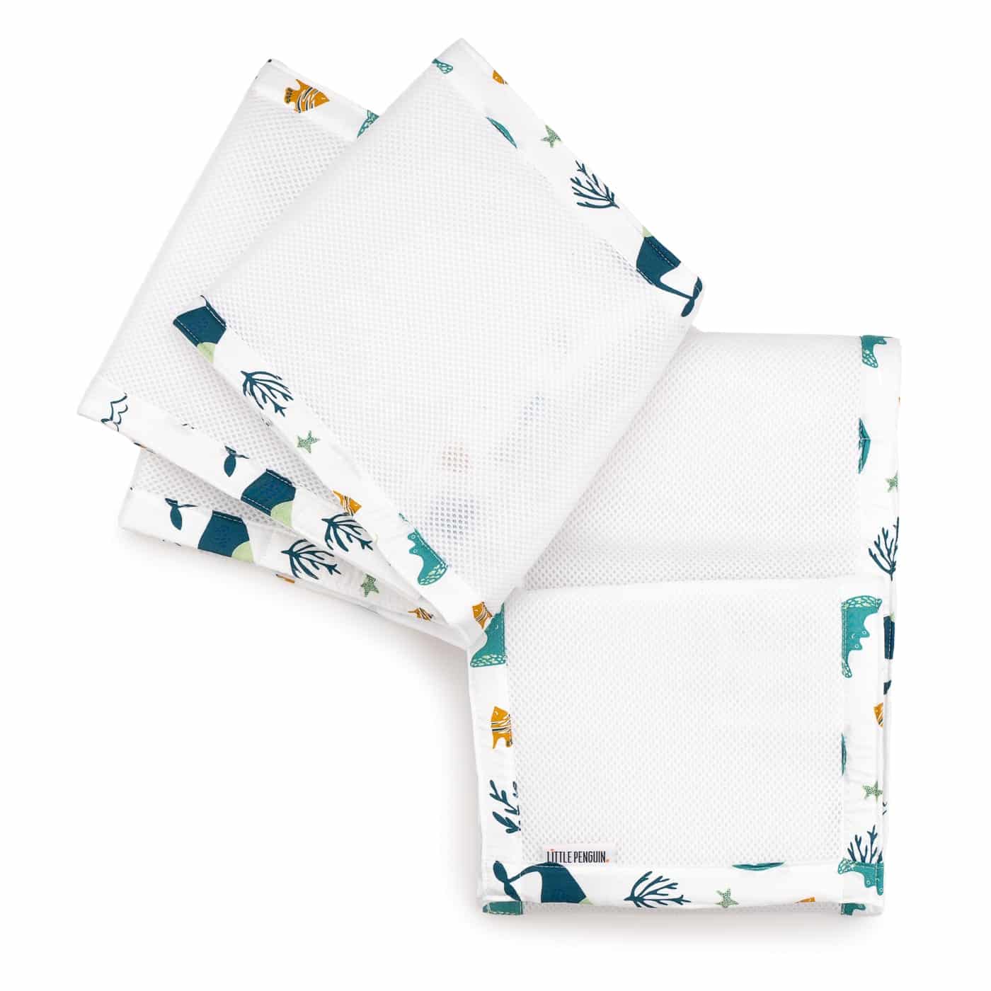 Бампер для детской кроватки - Под морем