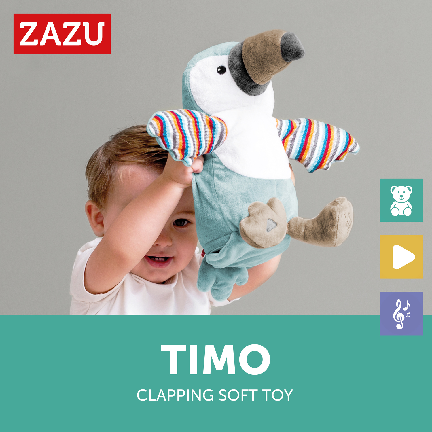 TIMO - צעצוע רך מוחא כפיים