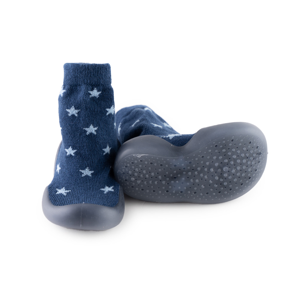 גרבי-נעל דגם - כוכבים כחולים