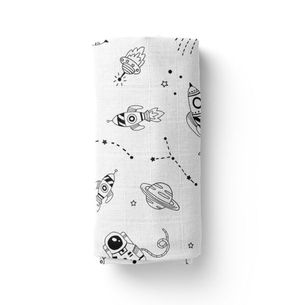 Space Muslin Rolled